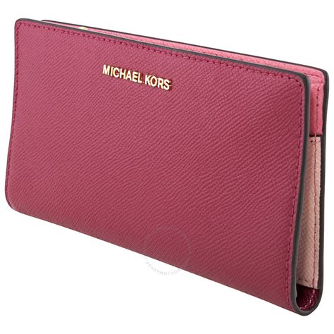 michael kors saffiano slim wallet|Michael Kors Wallet saffiano leather.